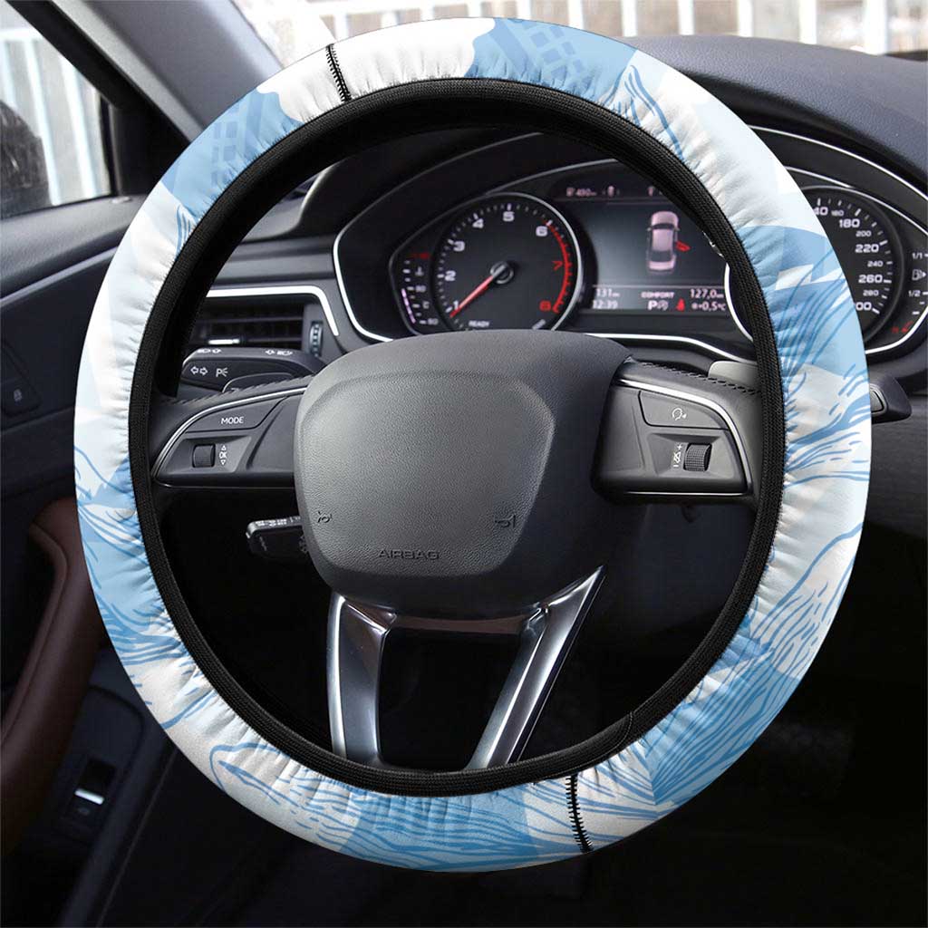 Argentina Rugby Los Pumas Steering Wheel Cover Traditional Colors - Wonder Print Shop