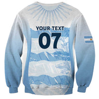 Argentina Rugby Los Pumas Custom Sweatshirt Traditional Colors - Wonder Print Shop