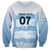 Argentina Rugby Los Pumas Custom Sweatshirt Traditional Colors - Wonder Print Shop