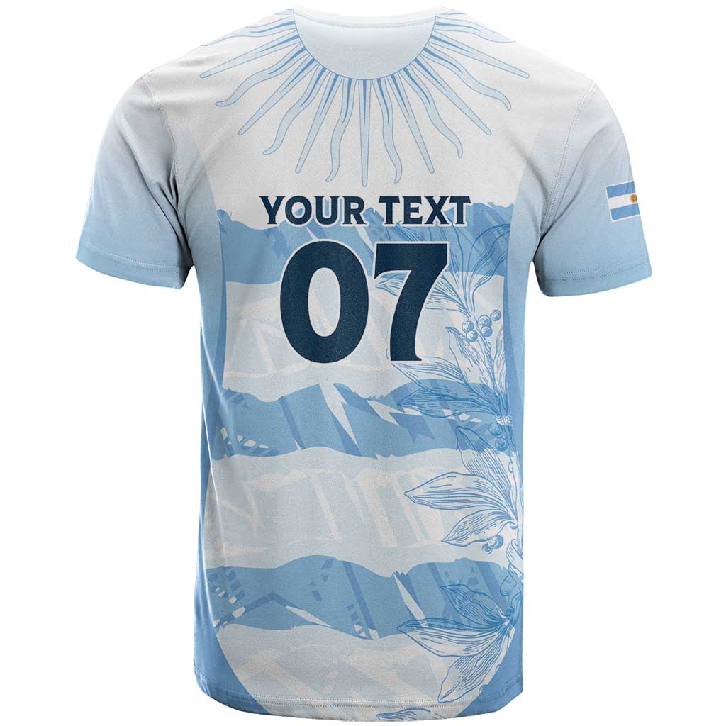 Argentina Rugby Los Pumas Custom T Shirt Traditional Colors - Wonder Print Shop