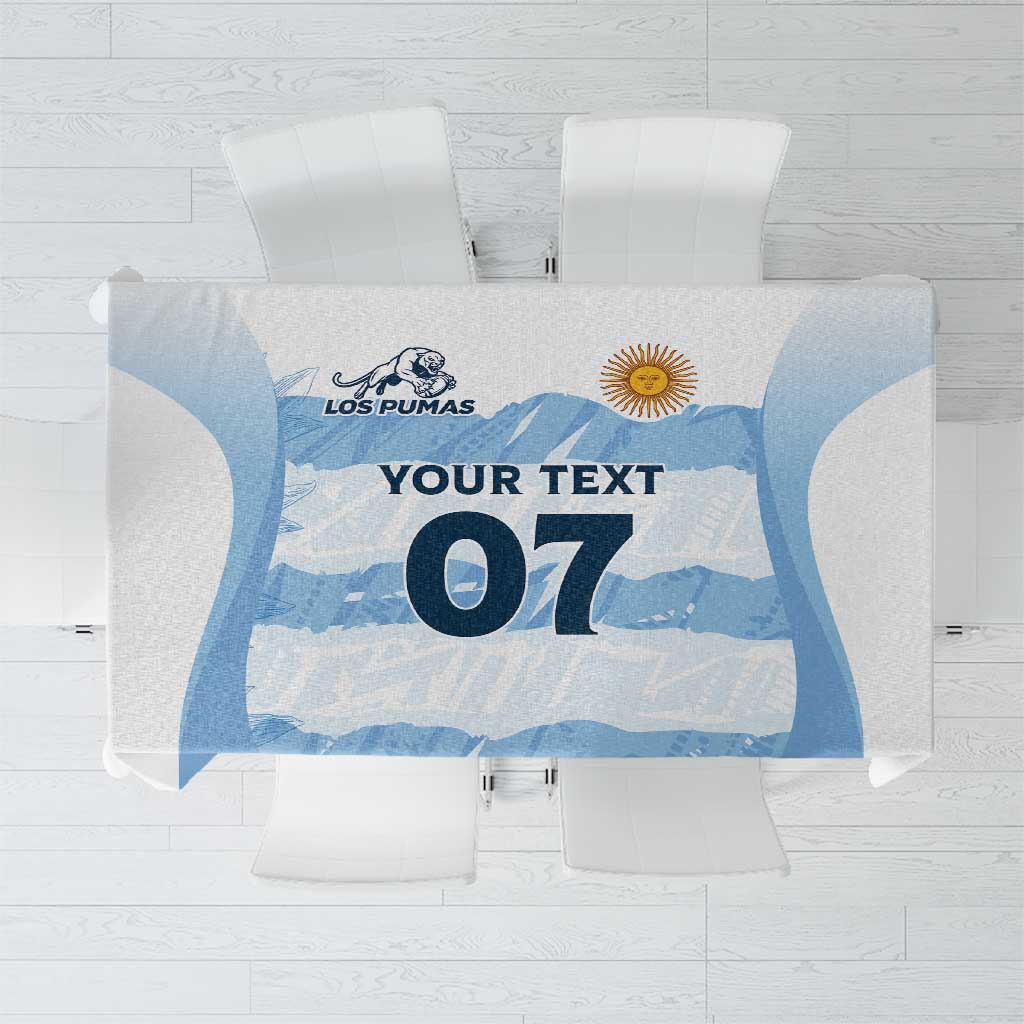 Argentina Rugby Los Pumas Custom Tablecloth Traditional Colors - Wonder Print Shop