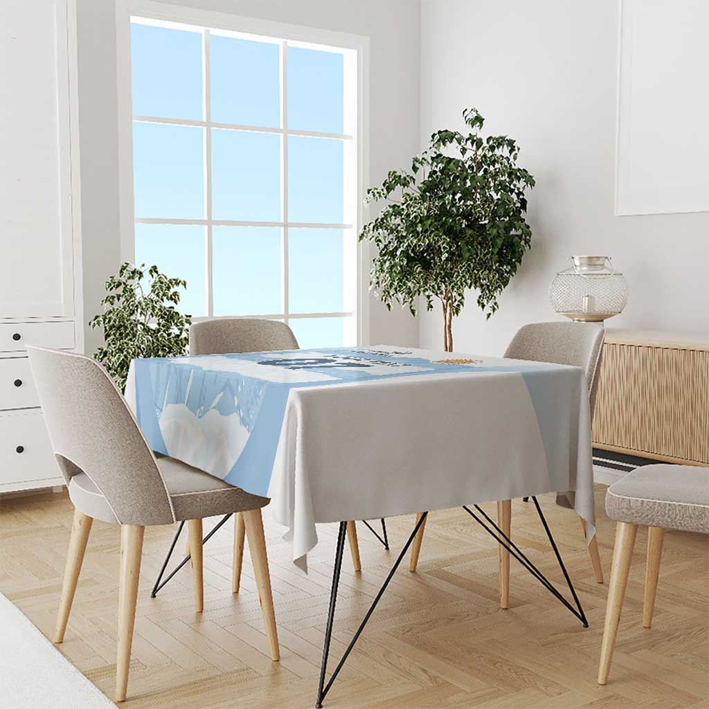 Argentina Rugby Los Pumas Custom Tablecloth Traditional Colors - Wonder Print Shop