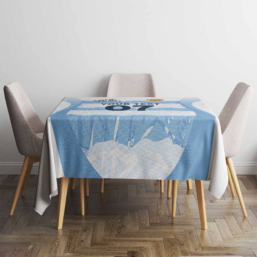Argentina Rugby Los Pumas Custom Tablecloth Traditional Colors - Wonder Print Shop