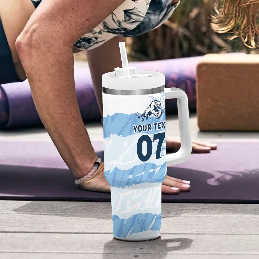 Argentina Rugby Los Pumas Custom Tumbler With Handle Traditional Colors - Wonder Print Shop