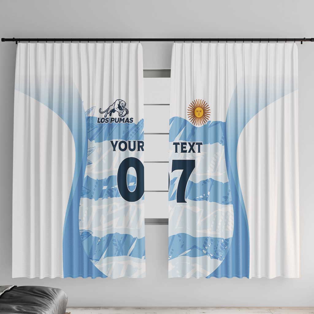 Argentina Rugby Los Pumas Custom Window Curtain Traditional Colors - Wonder Print Shop