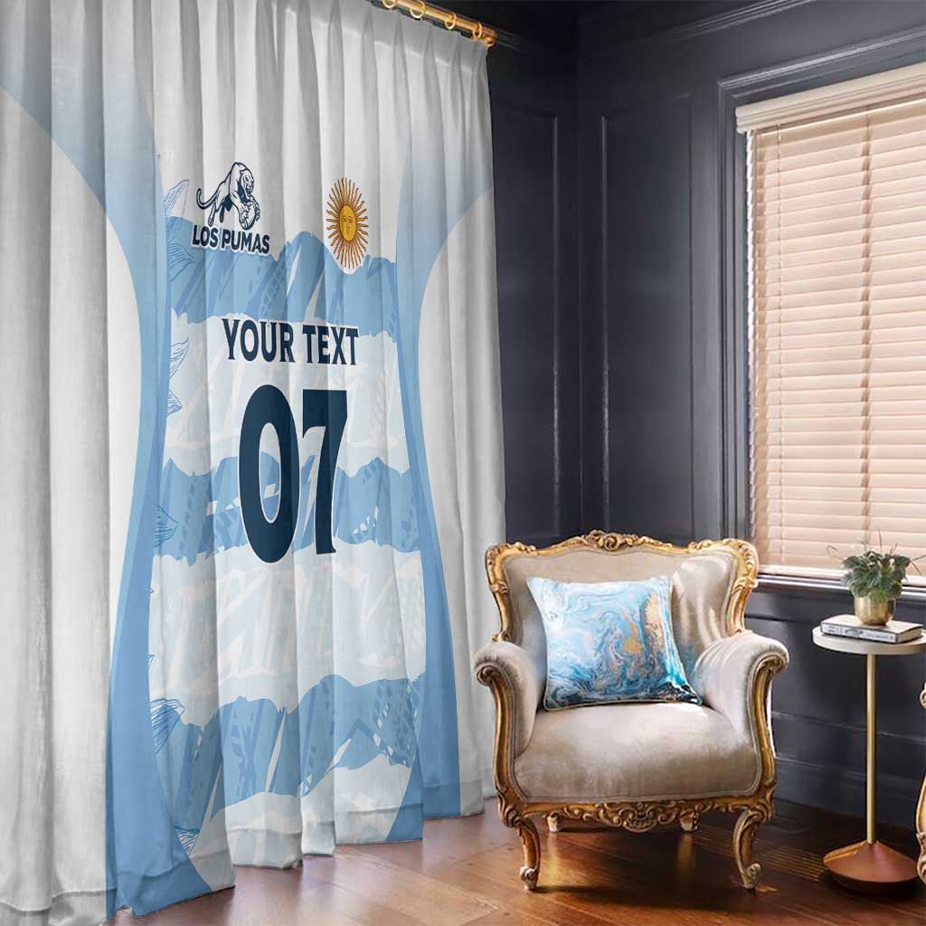 Argentina Rugby Los Pumas Custom Window Curtain Traditional Colors - Wonder Print Shop