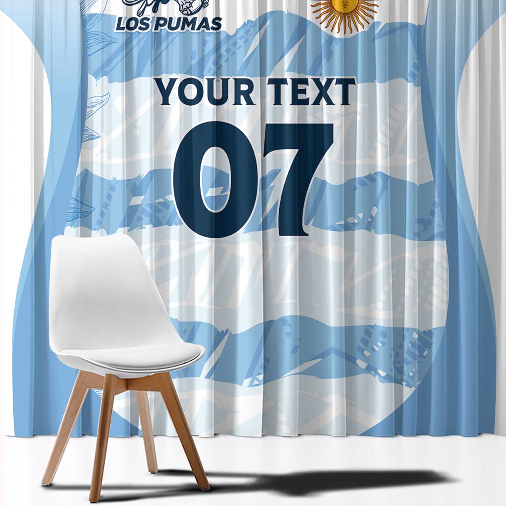 Argentina Rugby Los Pumas Custom Window Curtain Traditional Colors - Wonder Print Shop