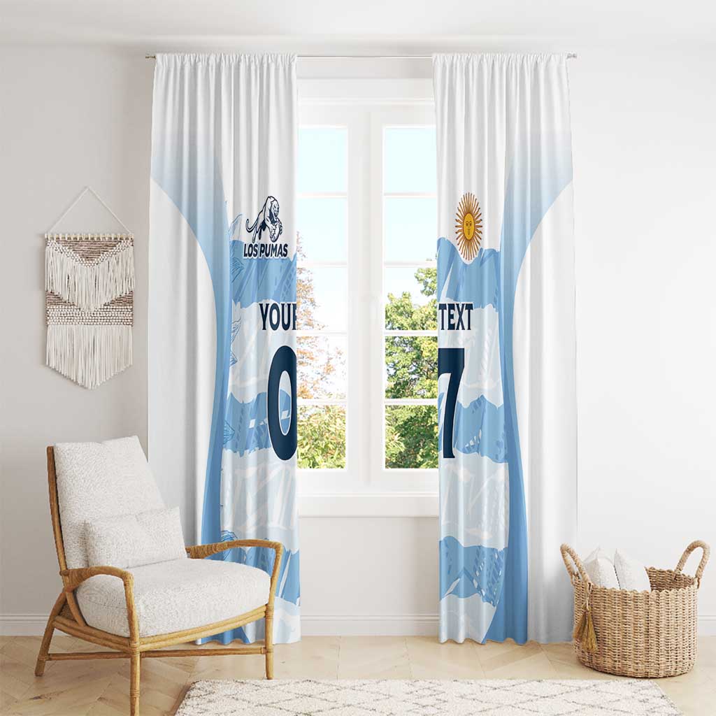 Argentina Rugby Los Pumas Custom Window Curtain Traditional Colors - Wonder Print Shop