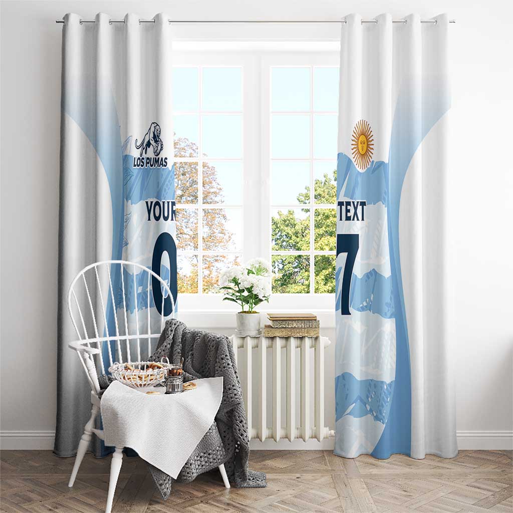 Argentina Rugby Los Pumas Custom Window Curtain Traditional Colors - Wonder Print Shop