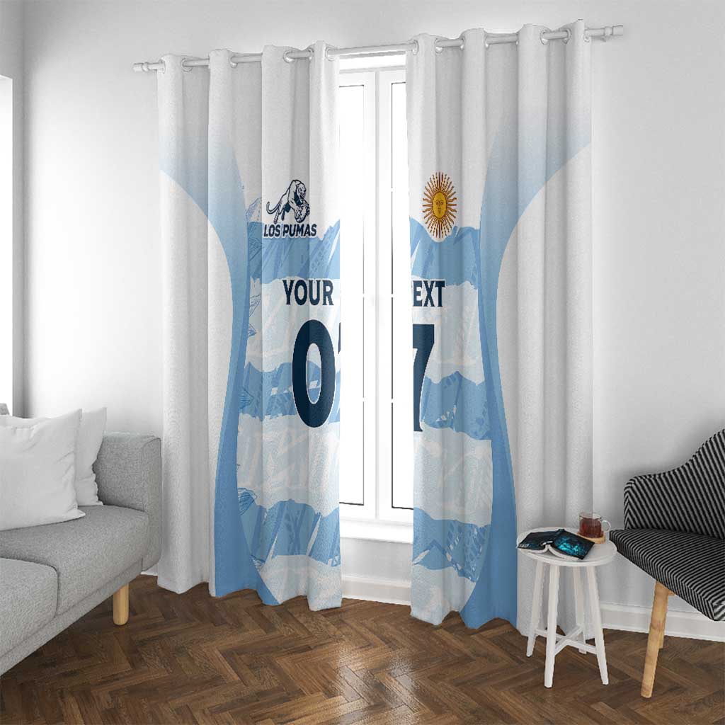 Argentina Rugby Los Pumas Custom Window Curtain Traditional Colors - Wonder Print Shop