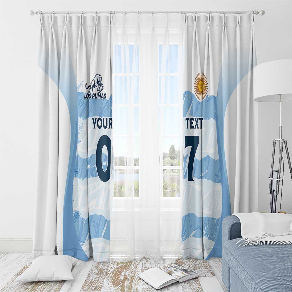 Argentina Rugby Los Pumas Custom Window Curtain Traditional Colors - Wonder Print Shop