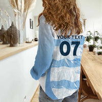 Argentina Rugby Los Pumas Custom Women Casual Shirt Traditional Colors - Wonder Print Shop