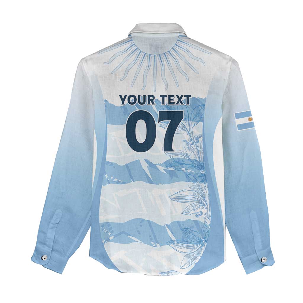 Argentina Rugby Los Pumas Custom Women Casual Shirt Traditional Colors - Wonder Print Shop