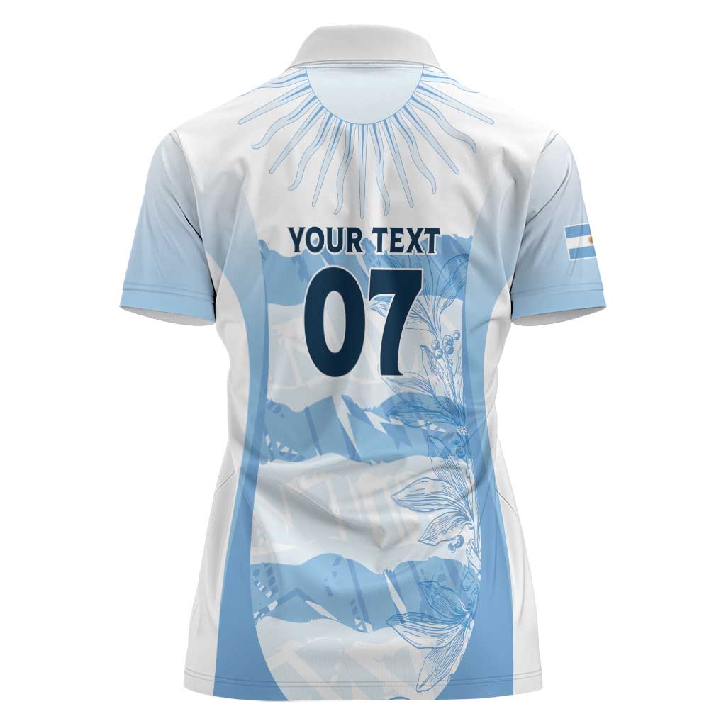 Argentina Rugby Los Pumas Custom Women Polo Shirt Traditional Colors - Wonder Print Shop