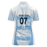 Argentina Rugby Los Pumas Custom Women Polo Shirt Traditional Colors - Wonder Print Shop