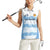 Argentina Rugby Los Pumas Custom Women Sleeveless Polo Shirt Traditional Colors - Wonder Print Shop