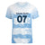 Argentina Rugby Los Pumas Custom Women V-Neck T-Shirt Traditional Colors - Wonder Print Shop