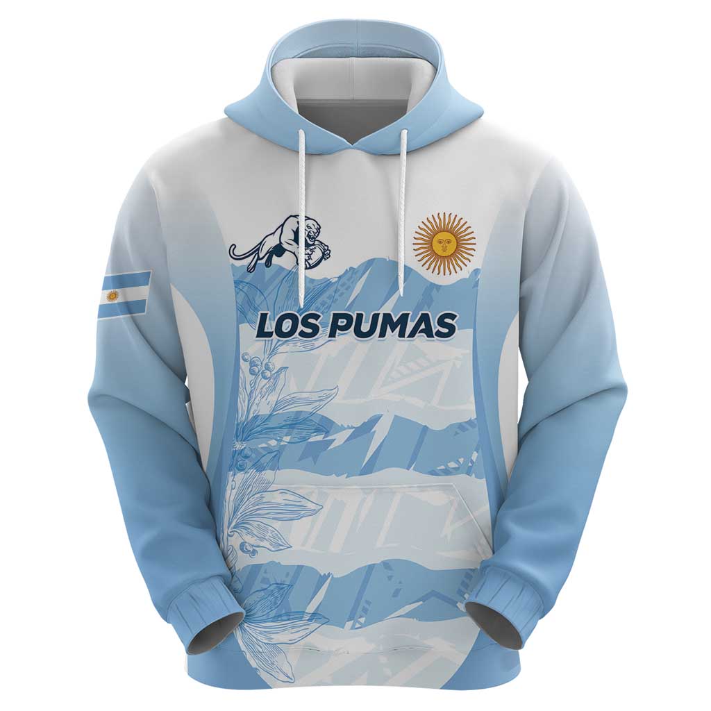 Argentina Rugby Los Pumas Custom Zip Hoodie Traditional Colors - Wonder Print Shop