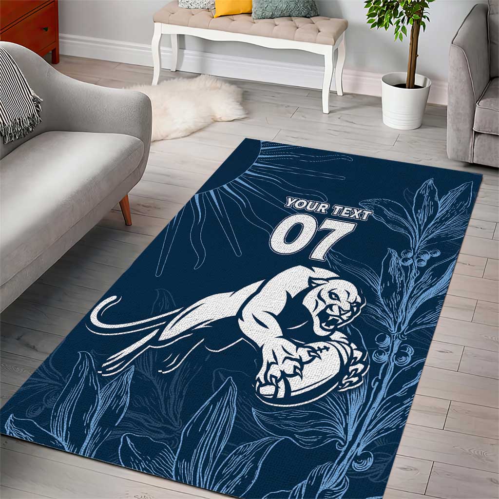 Argentina Rugby Los Pumas Custom Area Rug Laurel Wreath Inspired - Wonder Print Shop