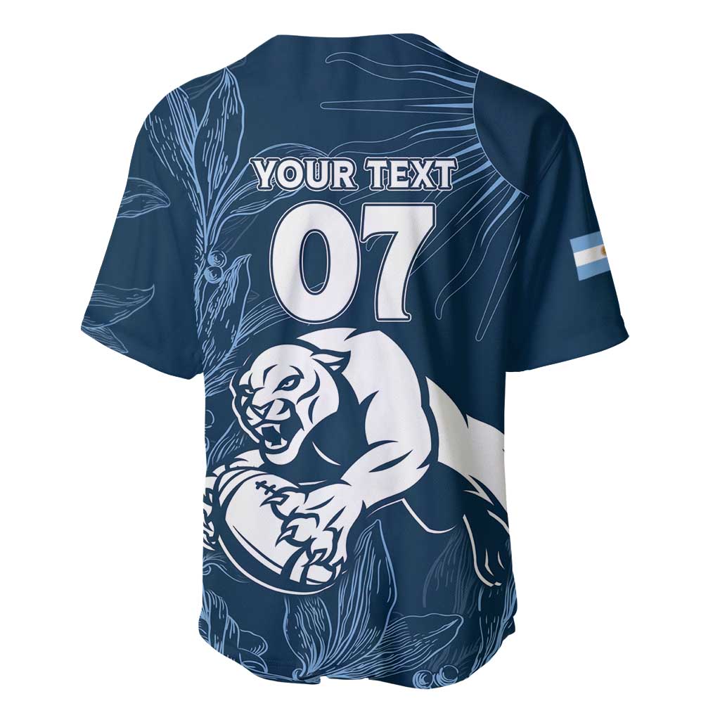 Argentina Rugby Los Pumas Custom Baseball Jersey Laurel Wreath Inspired - Wonder Print Shop