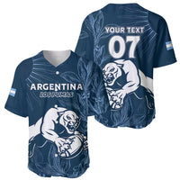 Argentina Rugby Los Pumas Custom Baseball Jersey Laurel Wreath Inspired - Wonder Print Shop