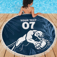 Argentina Rugby Los Pumas Custom Beach Blanket Laurel Wreath Inspired - Wonder Print Shop