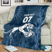 Argentina Rugby Los Pumas Custom Blanket Laurel Wreath Inspired - Wonder Print Shop