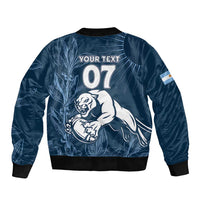 Argentina Rugby Los Pumas Custom Bomber Jacket Laurel Wreath Inspired - Wonder Print Shop