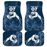 Argentina Rugby Los Pumas Custom Car Mats Laurel Wreath Inspired - Wonder Print Shop