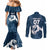 Argentina Rugby Los Pumas Custom Couples Matching Mermaid Dress and Long Sleeve Button Shirt Laurel Wreath Inspired - Wonder Print Shop