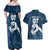 Argentina Rugby Los Pumas Custom Couples Matching Off Shoulder Maxi Dress and Hawaiian Shirt Laurel Wreath Inspired - Wonder Print Shop