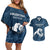 Argentina Rugby Los Pumas Custom Couples Matching Off Shoulder Short Dress and Hawaiian Shirt Laurel Wreath Inspired - Wonder Print Shop