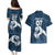 Argentina Rugby Los Pumas Custom Couples Matching Puletasi and Hawaiian Shirt Laurel Wreath Inspired - Wonder Print Shop