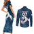 Argentina Rugby Los Pumas Custom Couples Matching Short Sleeve Bodycon Dress and Long Sleeve Button Shirt Laurel Wreath Inspired - Wonder Print Shop