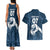 Argentina Rugby Los Pumas Custom Couples Matching Tank Maxi Dress and Hawaiian Shirt Laurel Wreath Inspired - Wonder Print Shop