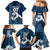 Argentina Rugby Los Pumas Custom Family Matching Mermaid Dress and Hawaiian Shirt Laurel Wreath Inspired - Wonder Print Shop
