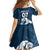 Argentina Rugby Los Pumas Custom Family Matching Off The Shoulder Long Sleeve Dress and Hawaiian Shirt Laurel Wreath Inspired - Wonder Print Shop