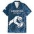 Argentina Rugby Los Pumas Custom Family Matching Off Shoulder Maxi Dress and Hawaiian Shirt Laurel Wreath Inspired - Wonder Print Shop