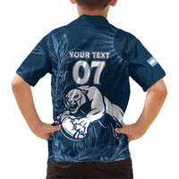 Argentina Rugby Los Pumas Custom Family Matching Puletasi and Hawaiian Shirt Laurel Wreath Inspired - Wonder Print Shop
