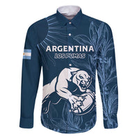 Argentina Rugby Los Pumas Custom Family Matching Puletasi and Hawaiian Shirt Laurel Wreath Inspired - Wonder Print Shop