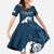 Argentina Rugby Los Pumas Custom Family Matching Summer Maxi Dress and Hawaiian Shirt Laurel Wreath Inspired - Wonder Print Shop