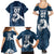 Argentina Rugby Los Pumas Custom Family Matching Summer Maxi Dress and Hawaiian Shirt Laurel Wreath Inspired - Wonder Print Shop