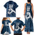 Argentina Rugby Los Pumas Custom Family Matching Tank Maxi Dress and Hawaiian Shirt Laurel Wreath Inspired - Wonder Print Shop