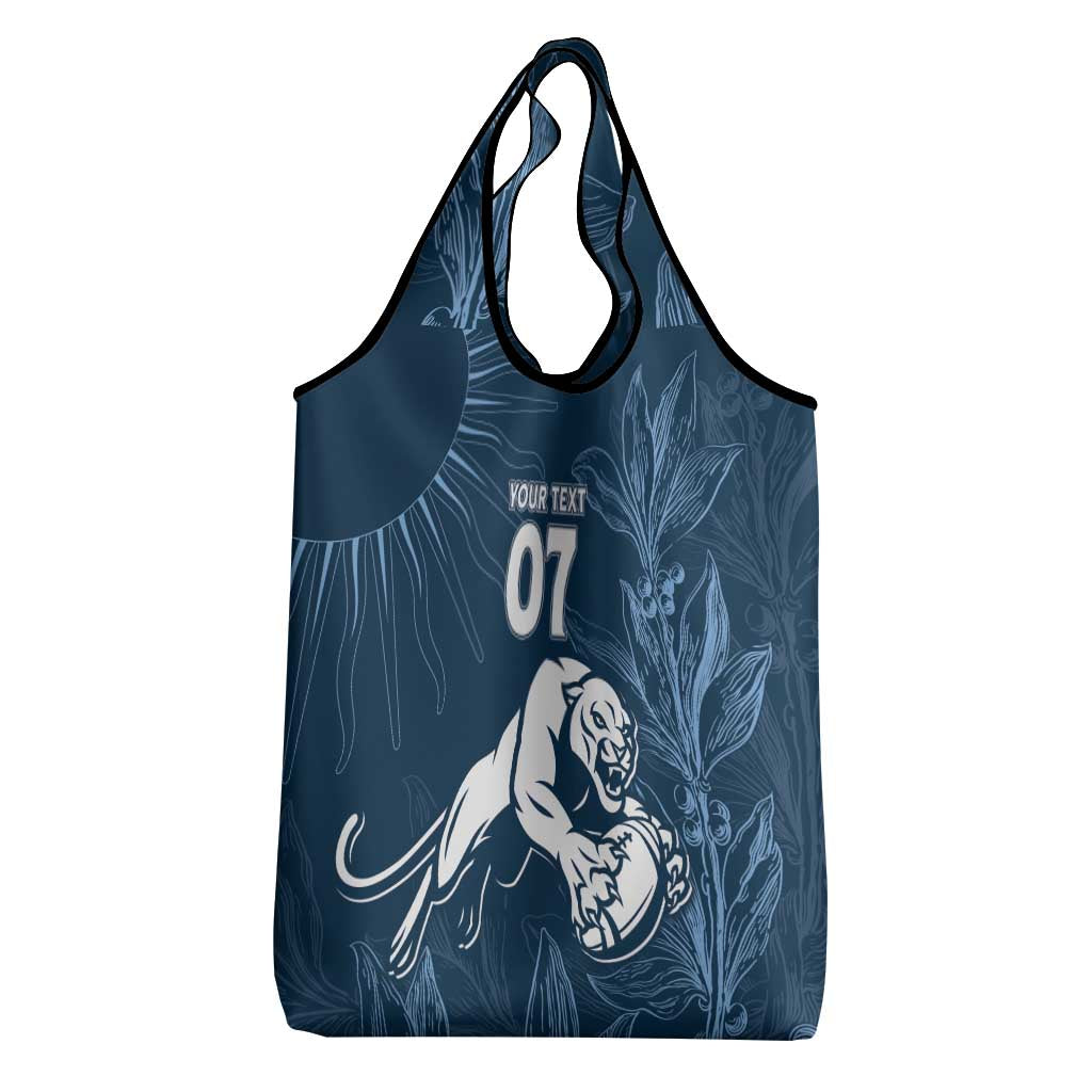 Argentina Rugby Los Pumas Custom Grocery Bag Laurel Wreath Inspired - Wonder Print Shop