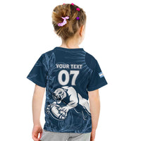 Argentina Rugby Los Pumas Custom Kid T Shirt Laurel Wreath Inspired - Wonder Print Shop
