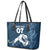 Argentina Rugby Los Pumas Custom Leather Tote Bag Laurel Wreath Inspired - Wonder Print Shop