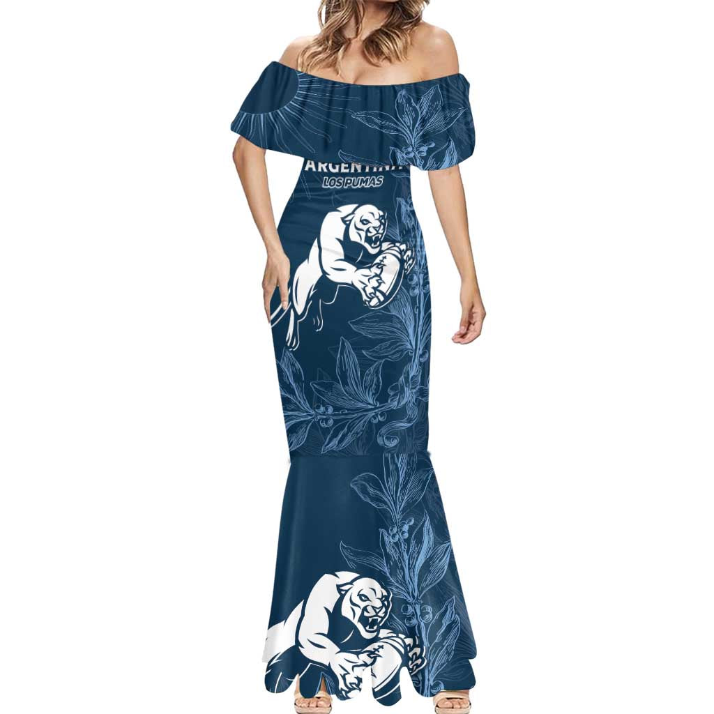 Argentina Rugby Los Pumas Custom Mermaid Dress Laurel Wreath Inspired - Wonder Print Shop
