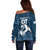 Argentina Rugby Los Pumas Custom Off Shoulder Sweater Laurel Wreath Inspired - Wonder Print Shop