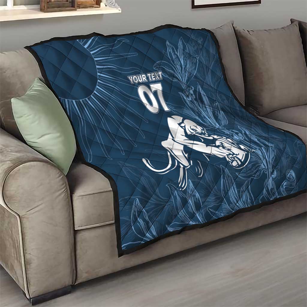 Argentina Rugby Los Pumas Custom Quilt Laurel Wreath Inspired - Wonder Print Shop