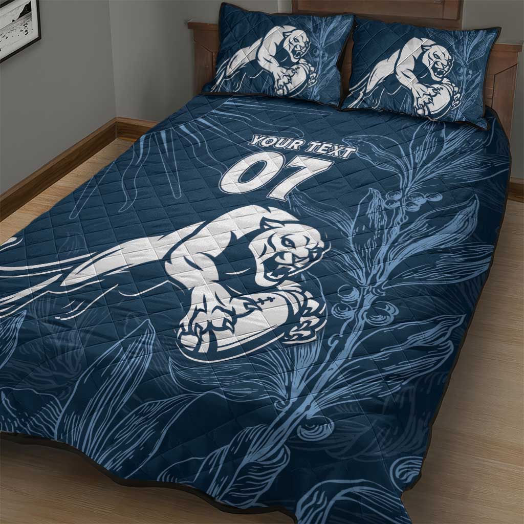 Argentina Rugby Los Pumas Custom Quilt Bed Set Laurel Wreath Inspired - Wonder Print Shop